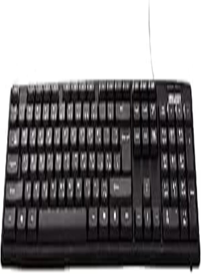 Strike KX 2778 English and Arabic Wired Keyboard - Black